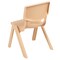 Flash Furniture Natural Plastic Stackable School Chair with 12" Seat Height, PK2 2-YU-YCX-001-NAT-GG - alternate 2